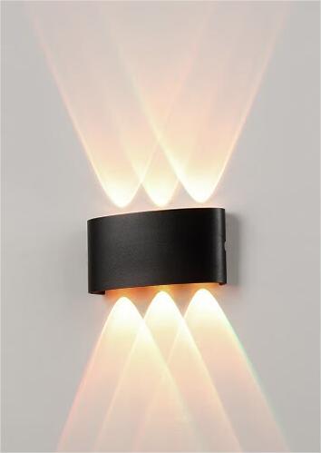 Stock Available Outdoor Garden Patio Decorative Exterior Up Down Light Led Minimalist Wall Lamps for