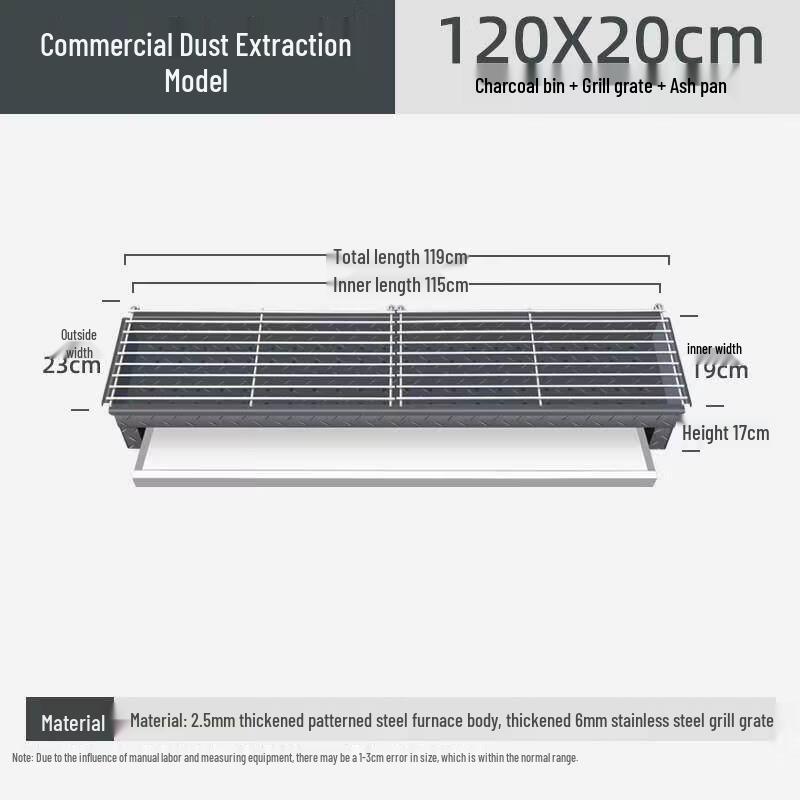 Commercial Charcoal BBQ Grill