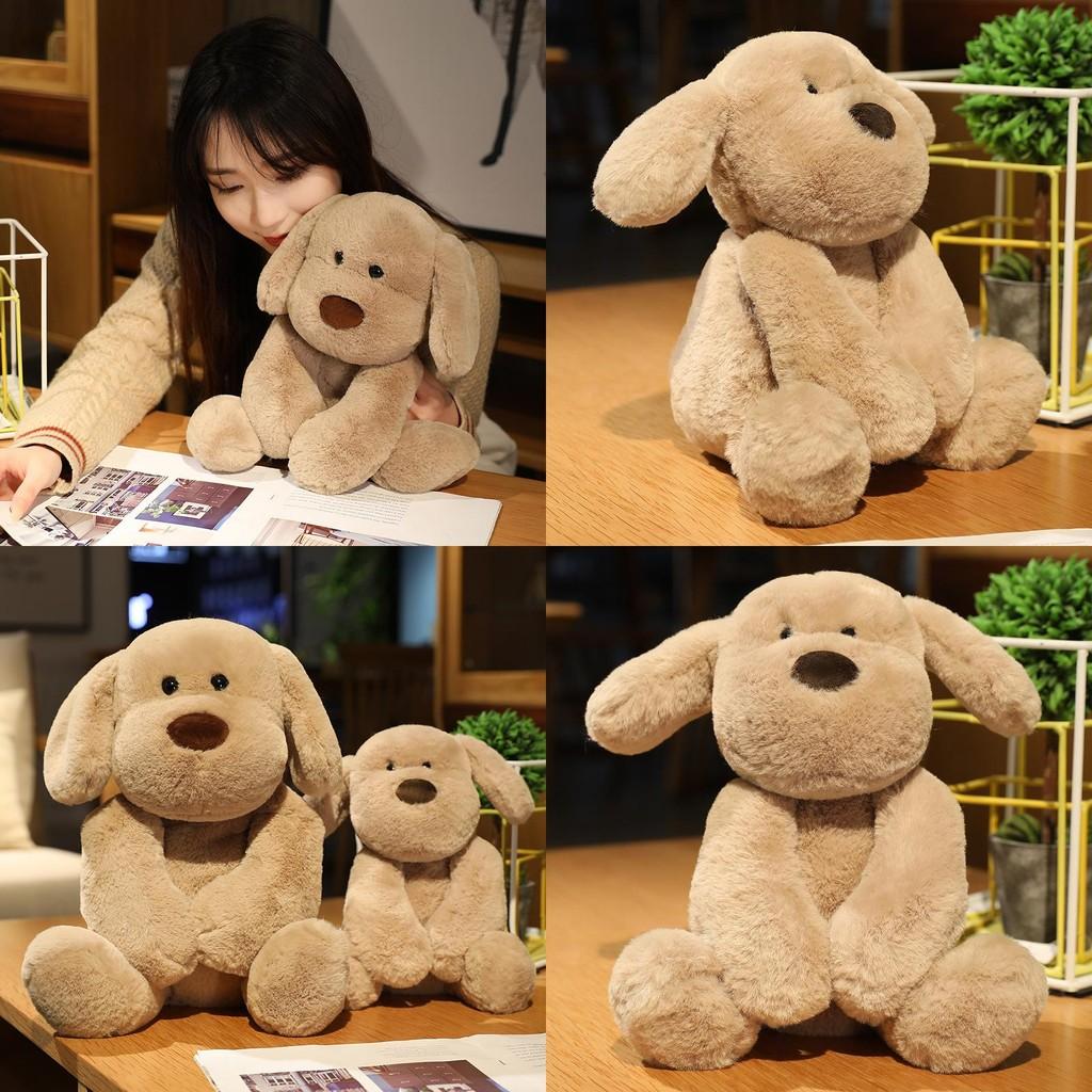 Cute Dog Plush Toy With Short Plush Fabric For Kid Birthday Gift