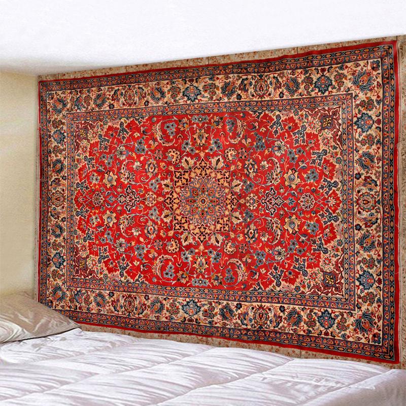 Mandala Tapestry Wall Hanging Beach Rug Blanket Psychedelic Mattress Boho Yoga Shawl Mat Bedroom Living Room Decor Tapiz