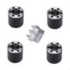 4 Extended Wheel Hub Combiner Replacement Accessories for SCX0081 C10 Buggy RC Hobby Parts