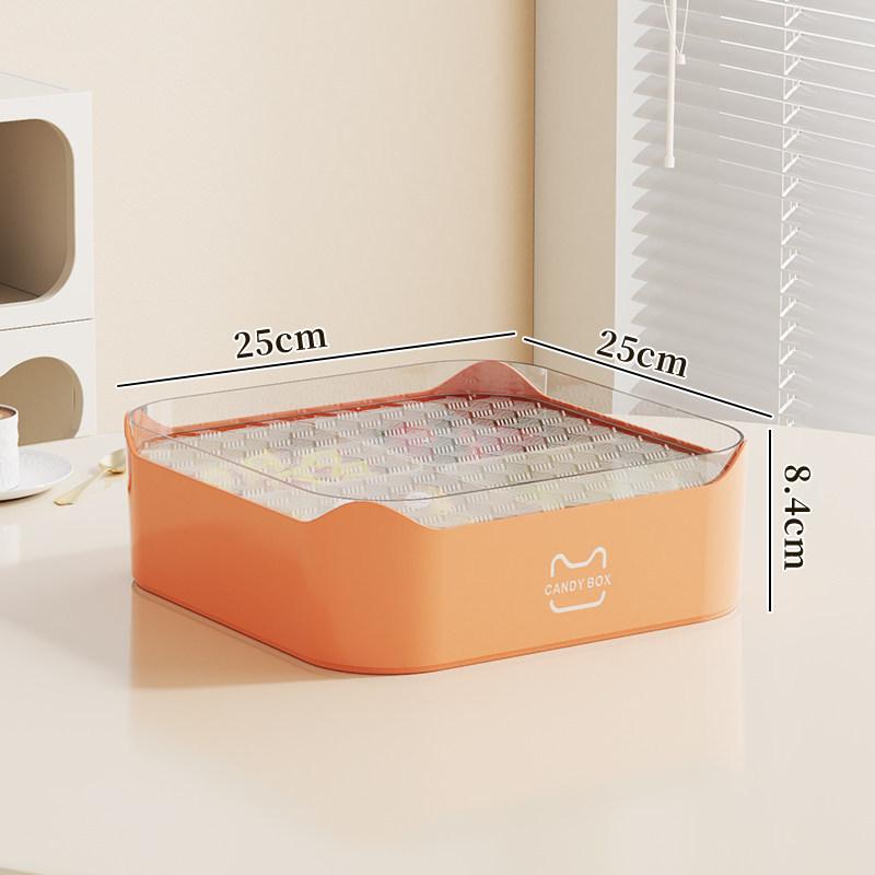 Candy Box Household Living Room Coffee Table Melon Seeds Dried Fruit Plate Layered Grid Non-flavored Storage Box Housewarming Box