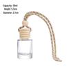 Glass Hanging Car Air Freshener & Essential Oil Diffuser Bottle
