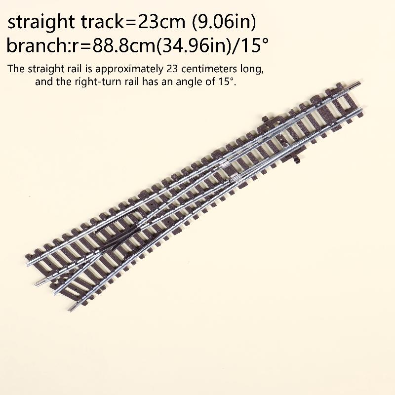 Ho Scale 1/87 Model Train Track Ho Gauge Railroad Track Straight Curved Switch Track For Diorama Sand Table Diy Scenery Layout