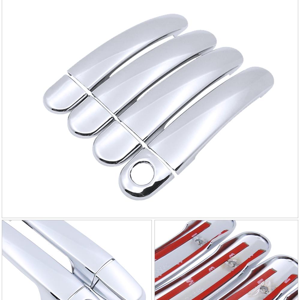 Pro Škoda Octavia 2 A5 MK2 1Z 2005 2006 2007 2008 2009 2010 2011 2012 2013 Chrom Kryt kliky dveří Catch Autopříslušenství