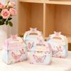 Rosa Schmetterling Teeparty Thema Süßigkeiten Geschenkbox
