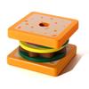 Kids Food Wooden Set With Sandwich And Burger For Interaction Play Learning And