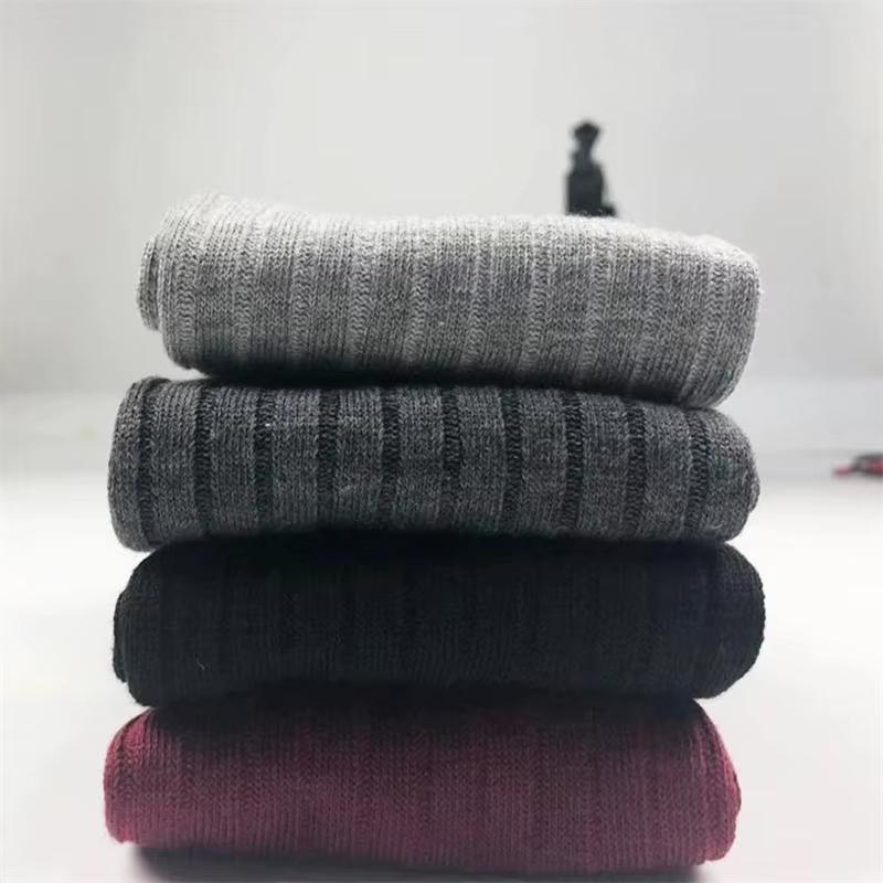 Women Long Socks Cashmere Women Boot Solid Wool Thigh Stocking Skinny Casual Cotton Over Knee-High Fluffy Female Long Knee Sock