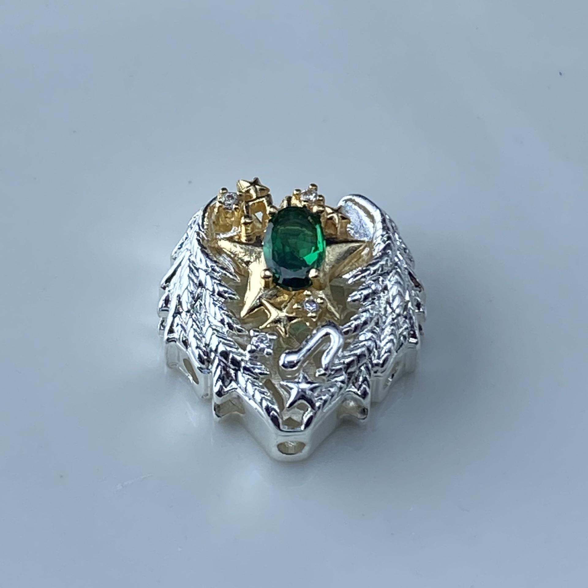 Elegant Crystal Heart Wings Ornament: Handmade Beaded Accessories for Lasting Color and Cultural Charm