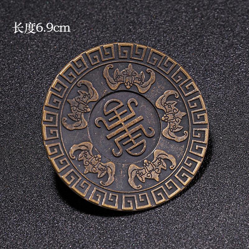 Japanese Bronze Cup Pad, Alloy Cup Holder, Tea Dish Coaster, Antique Zen Style, Heat Insulation Pad, Kung Fu Tea Ceremony Access