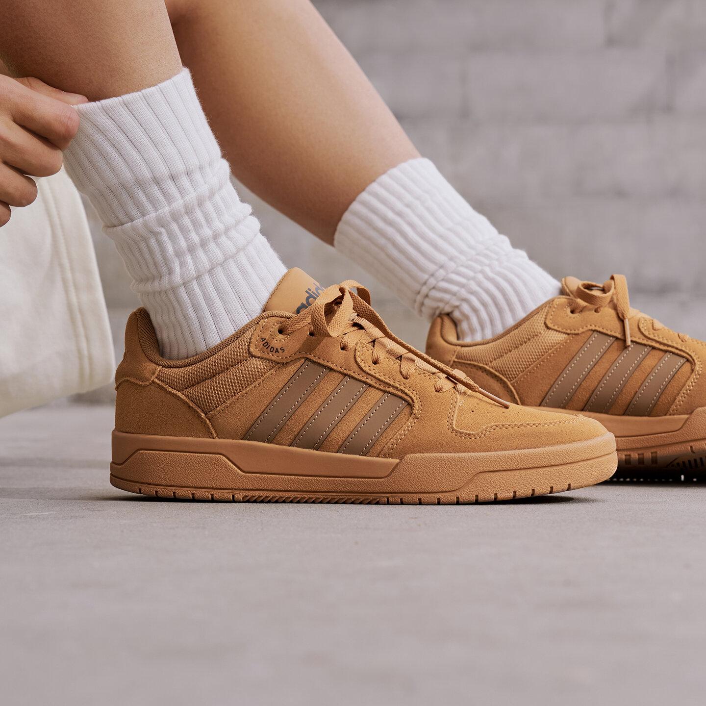 Adidas ENTRAP Synthetic Leather, Split Cow Leather, Leather Low top Sk 44