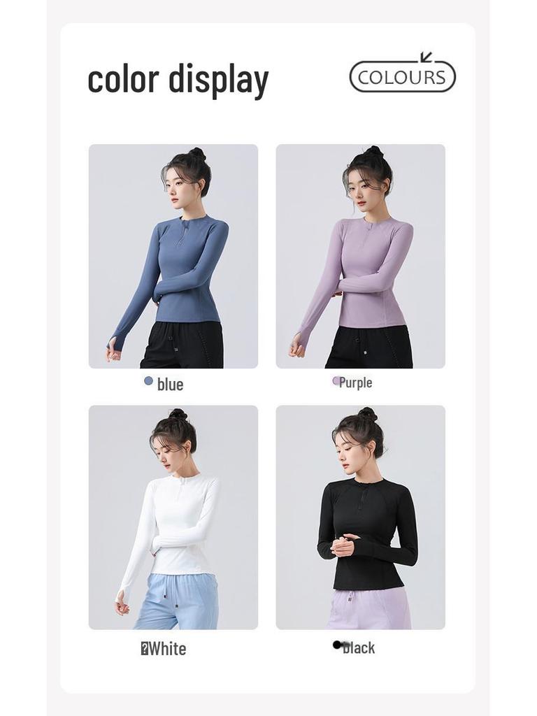 Women's Slim Fit Long Sleeve Yoga & Running Top