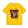 Donkey Kong Bananza Cartoon Print TShirt Children Kawaii Girls and Boys Short Sleeve Casual Kids Cotton Tees Summer Clothes