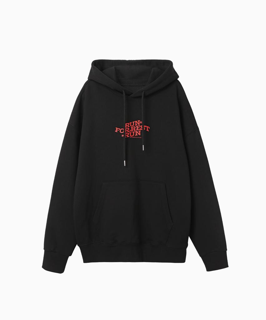 For Rest Run Basic Hoodie_Black