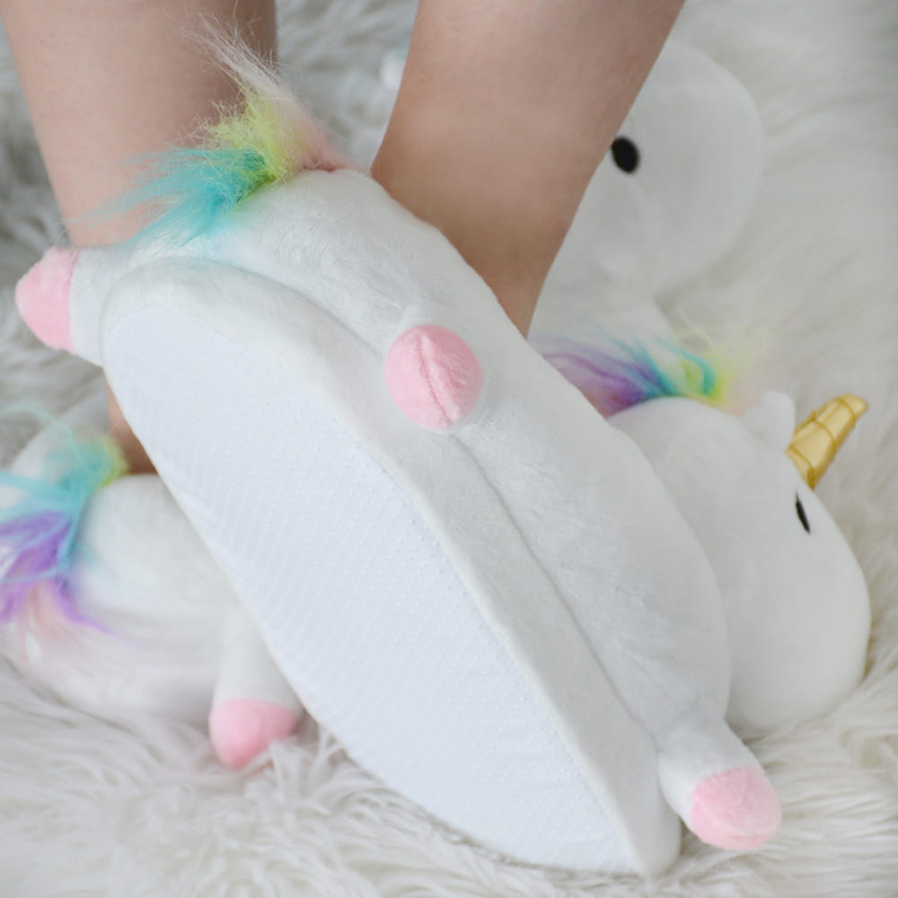 Women's Slippers, Men's Slippers, Warm Plush Unicorn Slippers, ONESIES Slippers