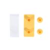 4 Pieces Colorful Building Block Small Hooks Heavy Duty Adhesive Wall Mounted Key Holder Seamless Hanging Hooks for Clothes Caps High Quality
