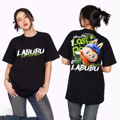 Unisex tričko s potiskem Labubu, top s krátkým rukávem, ležérní móda