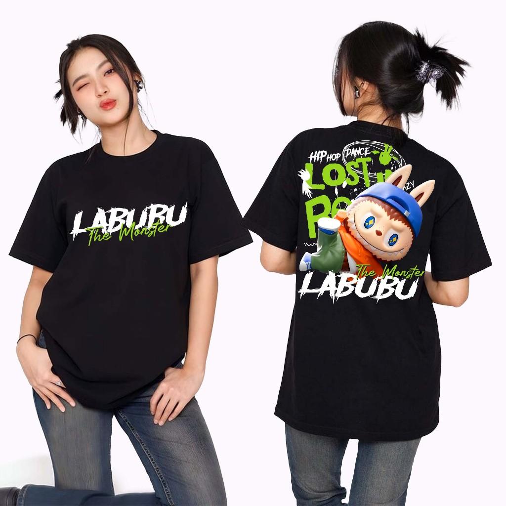 

Футболка с принтом Лабубу унисекс с коротким рукавом повседневная мода 6XL