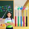 1Ppointer Finger Stainless Steel Reading Sticks Telescopic Reading Finger Teaching Aids Gift For Teachers Pointer Finger Stick
