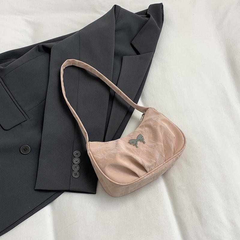 Chic And Minimalist Fall Commuter Crescent Shoulder Bag For Women In Four Colors