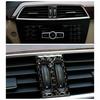 Real Carbon Fiber Console Air Vent Outlet Knob For Mercedes Benz C Class W204
