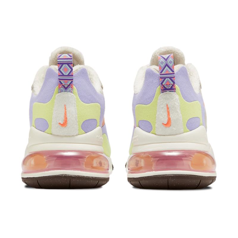 Nike Air Max 270 React Sail Orange Frost Women's Sneakers Casual Shoes DC3276-101