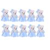 10pcs/set Plush Doll Bear Plush Foam Toys Foam Bear Cartoon Bouquet Doll  Graduation Gifts