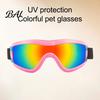 Durable Polycarbonate Lens Dog Glasses Goggles, UV Protection Sunglasses with Adjustable Straps, Stylish Pet Skiing Gear for Dogs Shades, Windproof