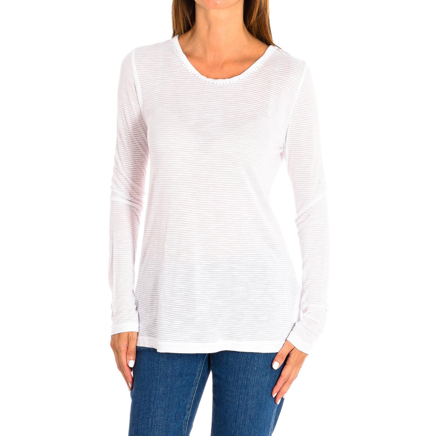 

Long sleeve round neck sweater 8930 woman