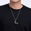 Necklace Men's Koi Carp Prosperity Every Year Fashionable Good Luck Trendy Personality Pendant