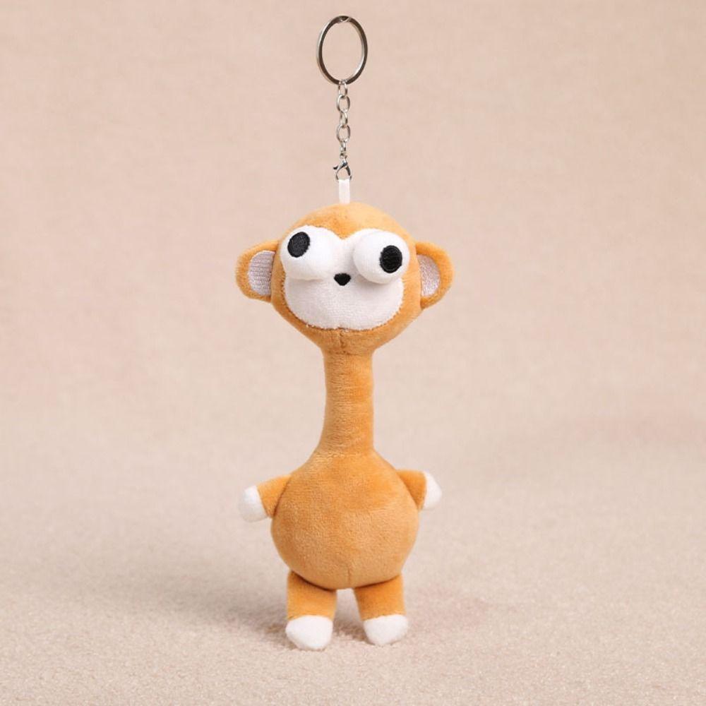 Filled Cartoon Animal Keychain 20 Centimeters Plush Hanging Ornament Bag Charm  Backpack Decoration