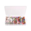 200PCS 5mm 6mm 8mm 10mm Fishing Beads Assorted Set Hard Plastic Fish Eye Beads  Freshwater Fishing