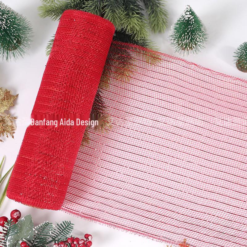 Influencer DIY Mesh Christmas Tree Ribbon & Bow Decoration