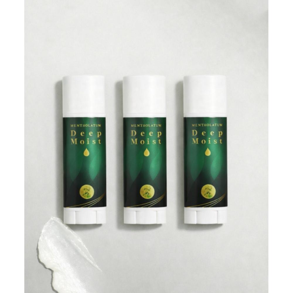 Mentholatum 3 X [high Moisturizing Hyaluronic Acid] Deep Moist Lip Balm 4.5g  Menthol Natural 3 Deep Moist Menthols