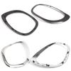 New 2Pcs Car Headlight Trim Left and Right Headlight Frame Bezel Surround Cover for BMW Mini F60 F61 2017-2025 Car Accessories