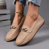 Fashion Women Flats Shoes Fashionable Round Toe Low Heel Casual Large Size Loafers Slip on Spring and Autumn Anti-slip Sneakers Women