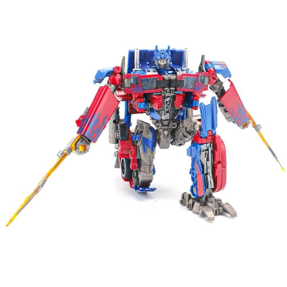 2-in-1 Transformer Car Toy - Alloy + ABS, Transformable Robot & Vehicle, Realistic Head, 17.5cm, Gift for Teens 14+
