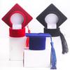 Graduation Cap Shaped Jewelry Storage Box,Graduation Season Proposal Mini Ring Box,Perfect Gift for Bachelor and Campus Souvenir