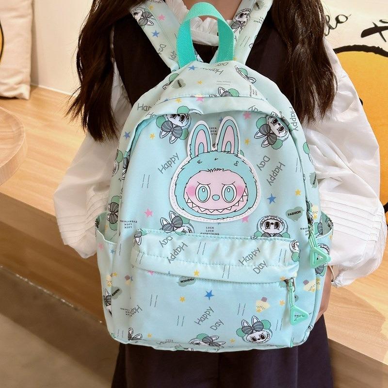 Labubu School Bag New Large-capacity Casual Versatile Primary School Students Lightweight Children's Backpack CLE
