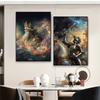 Retro Renaissance Artwork Greek Mythology Inspired Poster Prints Canvas Printing Wall Picture for Living Room Home Decor Gifts