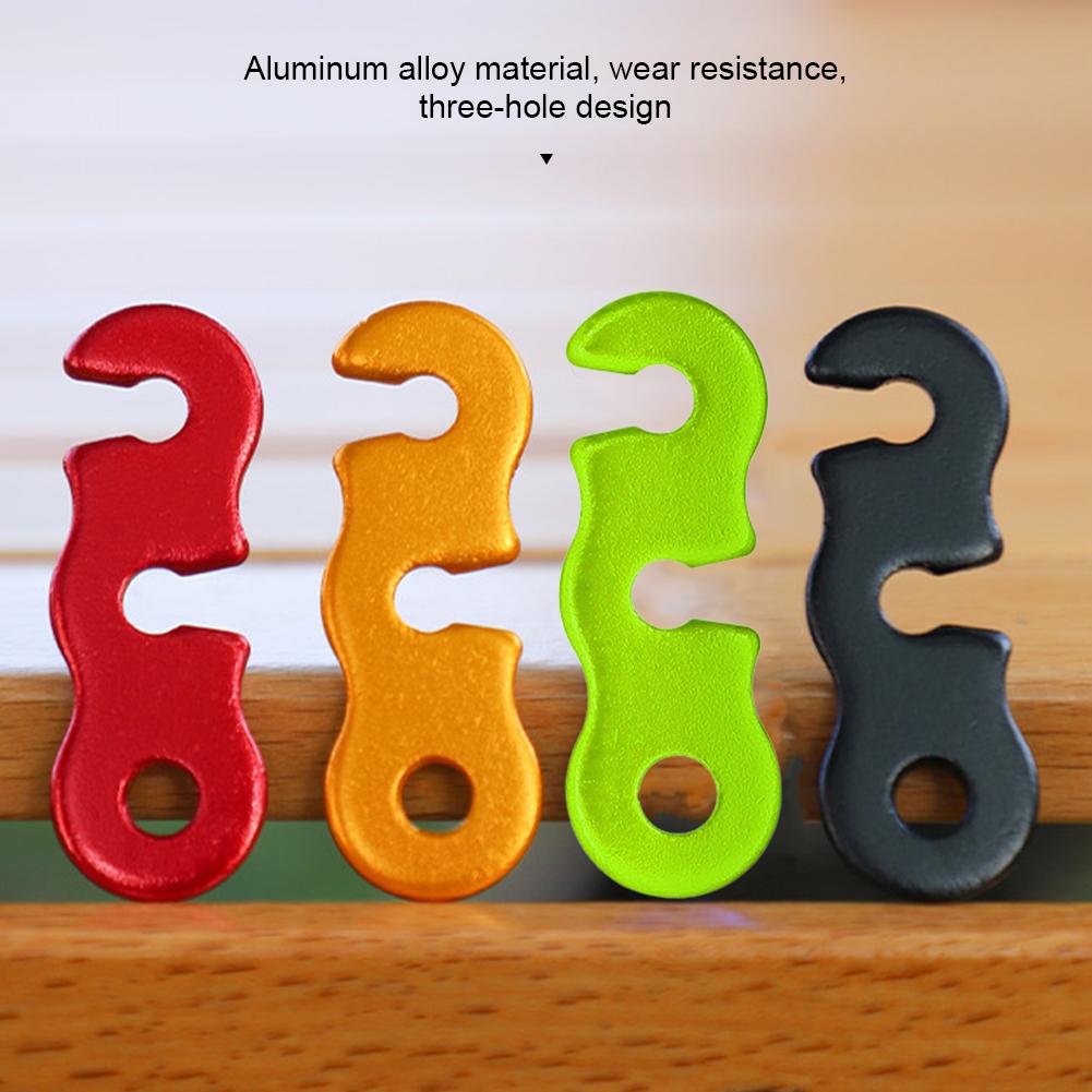 Outdoor Camping Tent Wind Rope Accessories Three Eye Adjustable Buckle Canopy Rope Pull Buckle