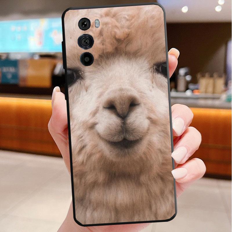Lama Alpacas Animal Phone Case For Motorola Edge 60 50 40 Pro 60 50 40 30 Ultra Neo Fusion Moto G Play G Stylus G Carcasas