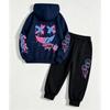 Fashion Letter Happy Day Graffiti Print Kids Hoodie Street Hip Hop Hoody Fashion Hoodies Vintage Boy's Girl Clothes