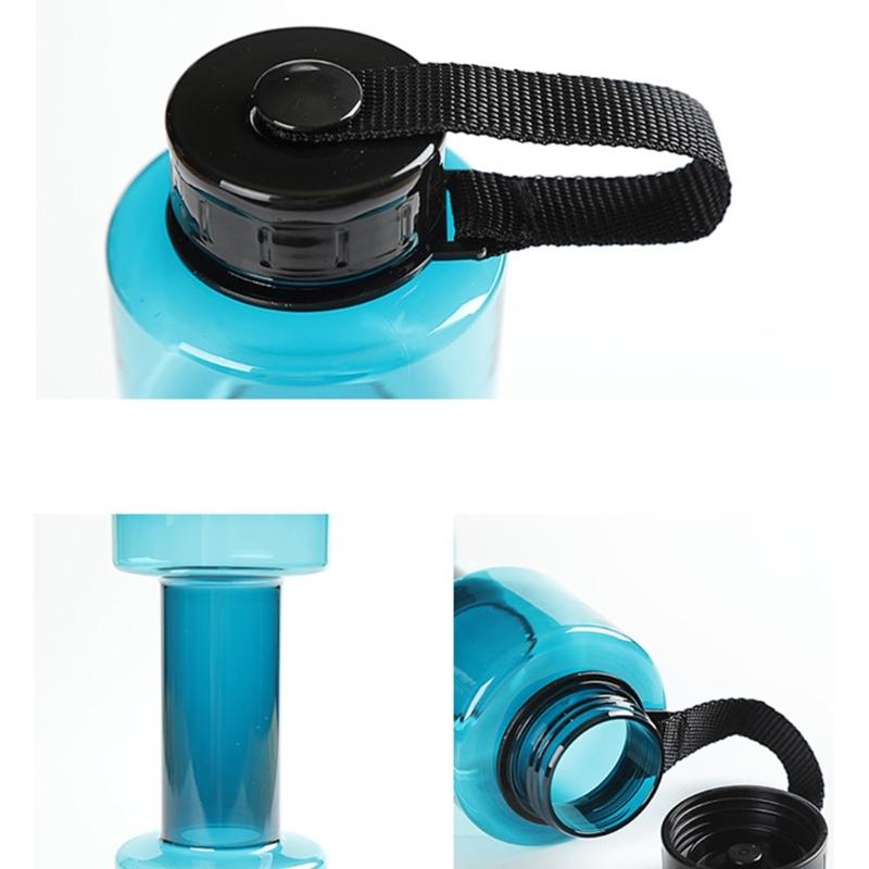 700ml Water Bottle Dumbbell Shaped Bicycles Drinking Bottle Leakproof Bottle For Gym, School, Cycling, Outdoor Sports