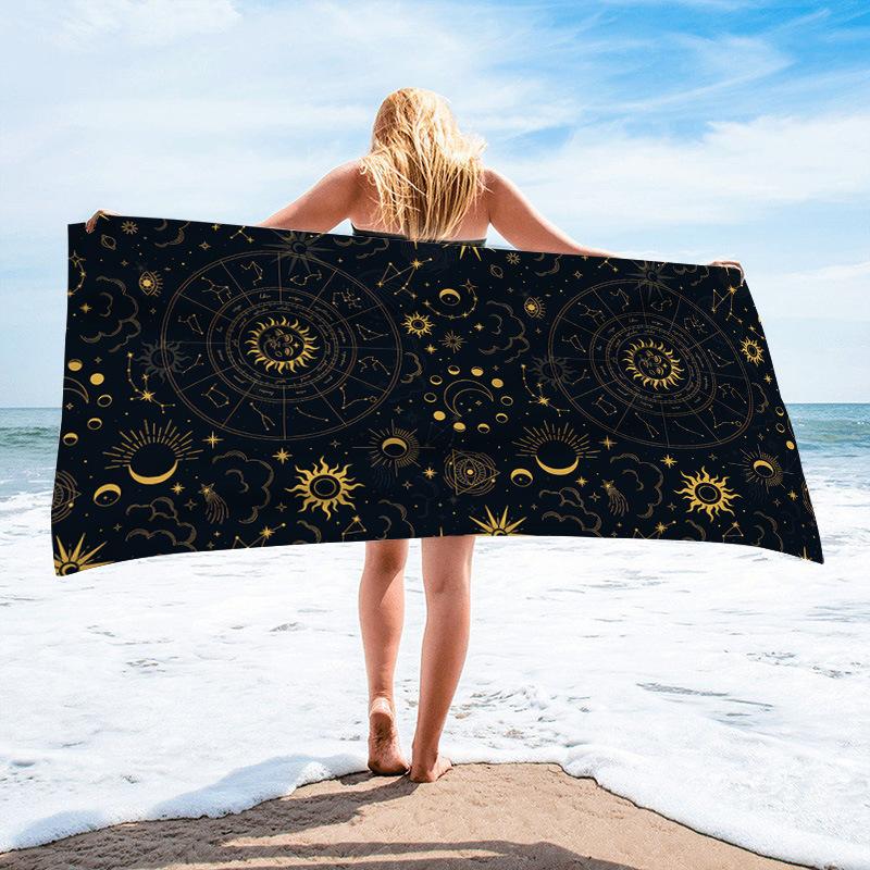 Dream Catcher Beach Towel Bohemia Soft Microfiber Travel Camp Towel Absorbent Quick-Drying Bath Towel Birthday Gift For Girl