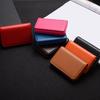 Faux Leather Business Card Holder with Magnetic Closure Slim Compact Size Portable Business Card Carrier Name Card Organizer