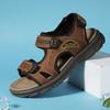 Fashion Men's Sandals Summer Genuine Leather Beach Sandals Classic Men's Casual Shoes Wading Slippers Outdoor Sneakers Zapatillas Male