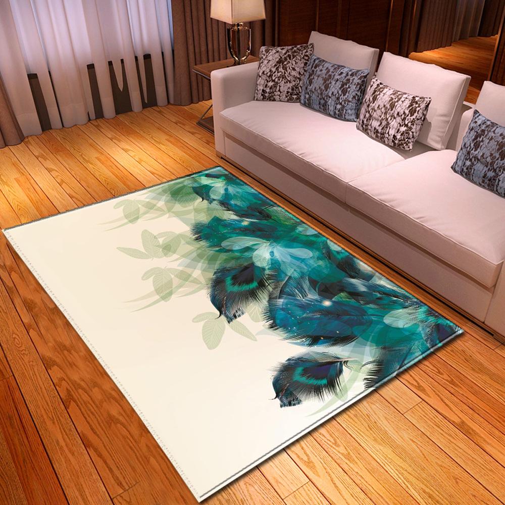 Scenic Carpet Feather Wind Bedroom Floor Mat