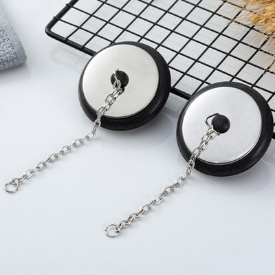 Tappo di scarico con design a catena, filtro per lavabo, comodo ed efficace tappo di scarico sigillato per il bagno di casa