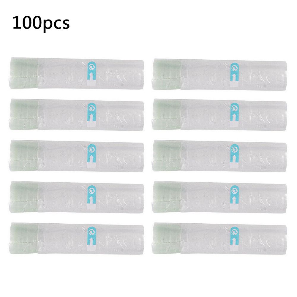 

Водонепроницаемые пакеты для мусора для унитаза из полиэтилена высокой плотности, одноразовые, для дорожного горшка, пластиковые 100pcs